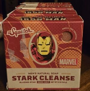 Dr. Squatch Marvel Stark Cleanse Limited Edition Soap - Four New Bars